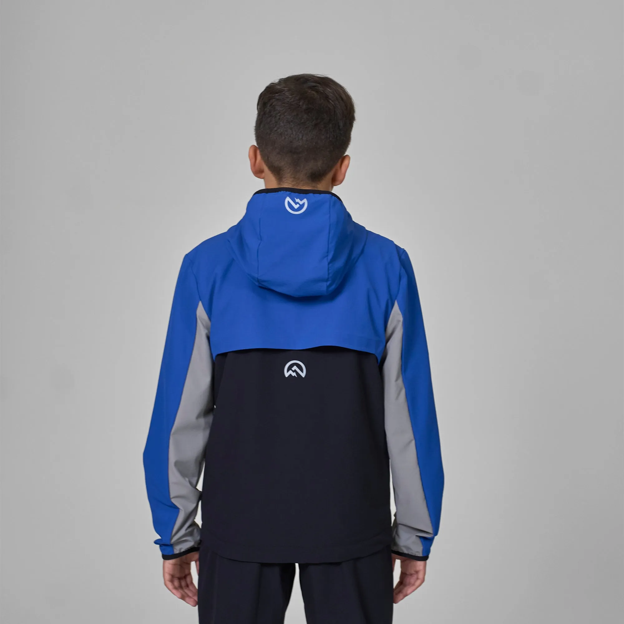 Junior Versatility Tracksuit Jacket - Black/Cobalt/Blue