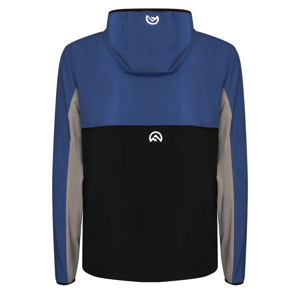 Junior Versatility Tracksuit Jacket - Black/Cobalt/Blue