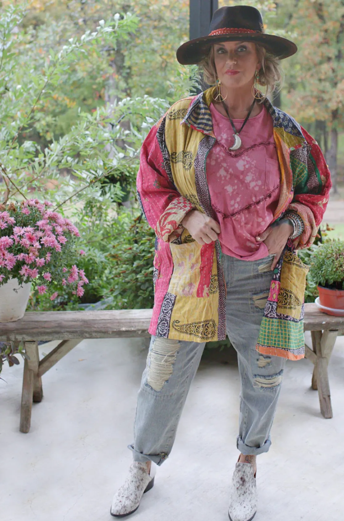 Kantha Reversible Jacket