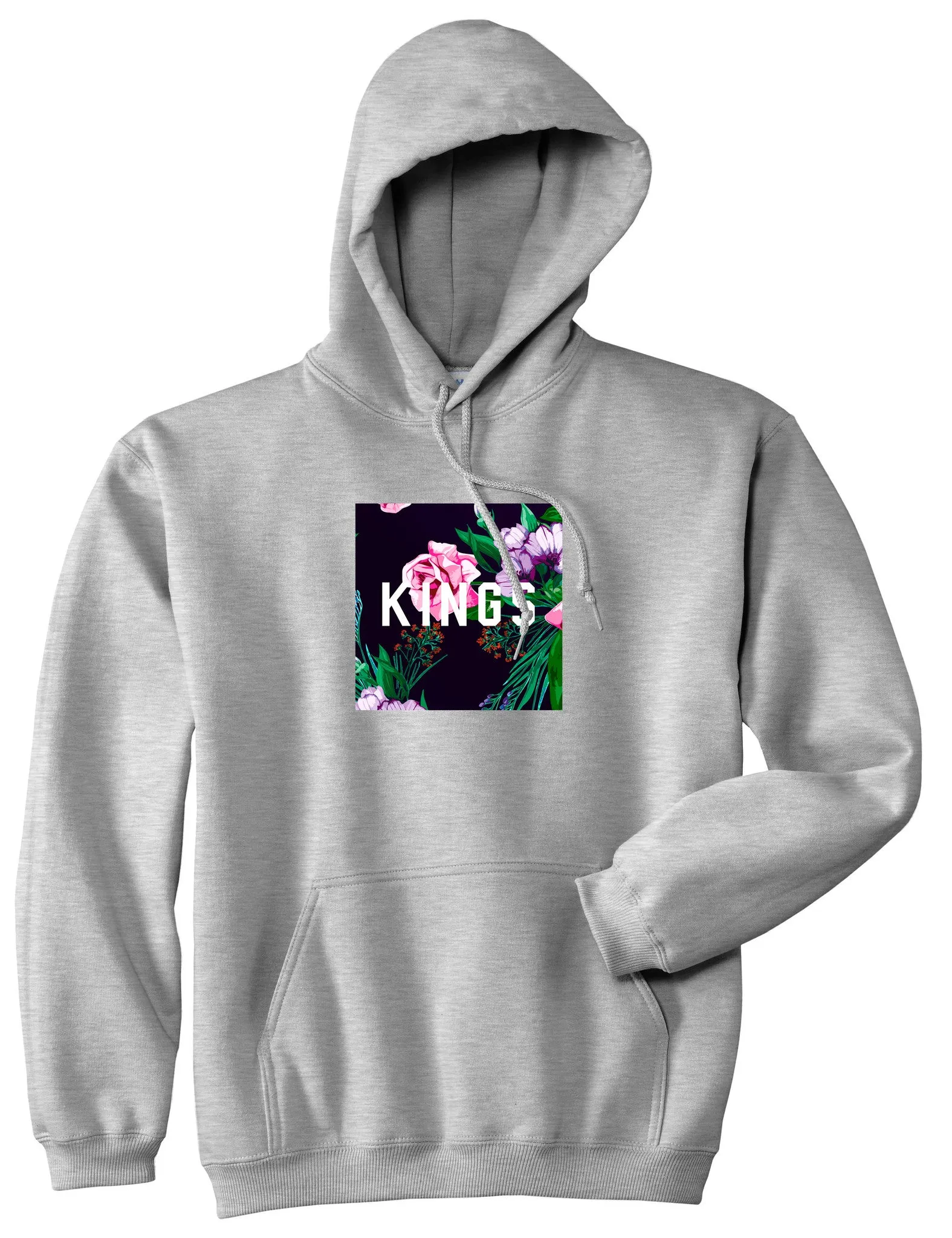 KINGS Floral Box Pullover Hoodie