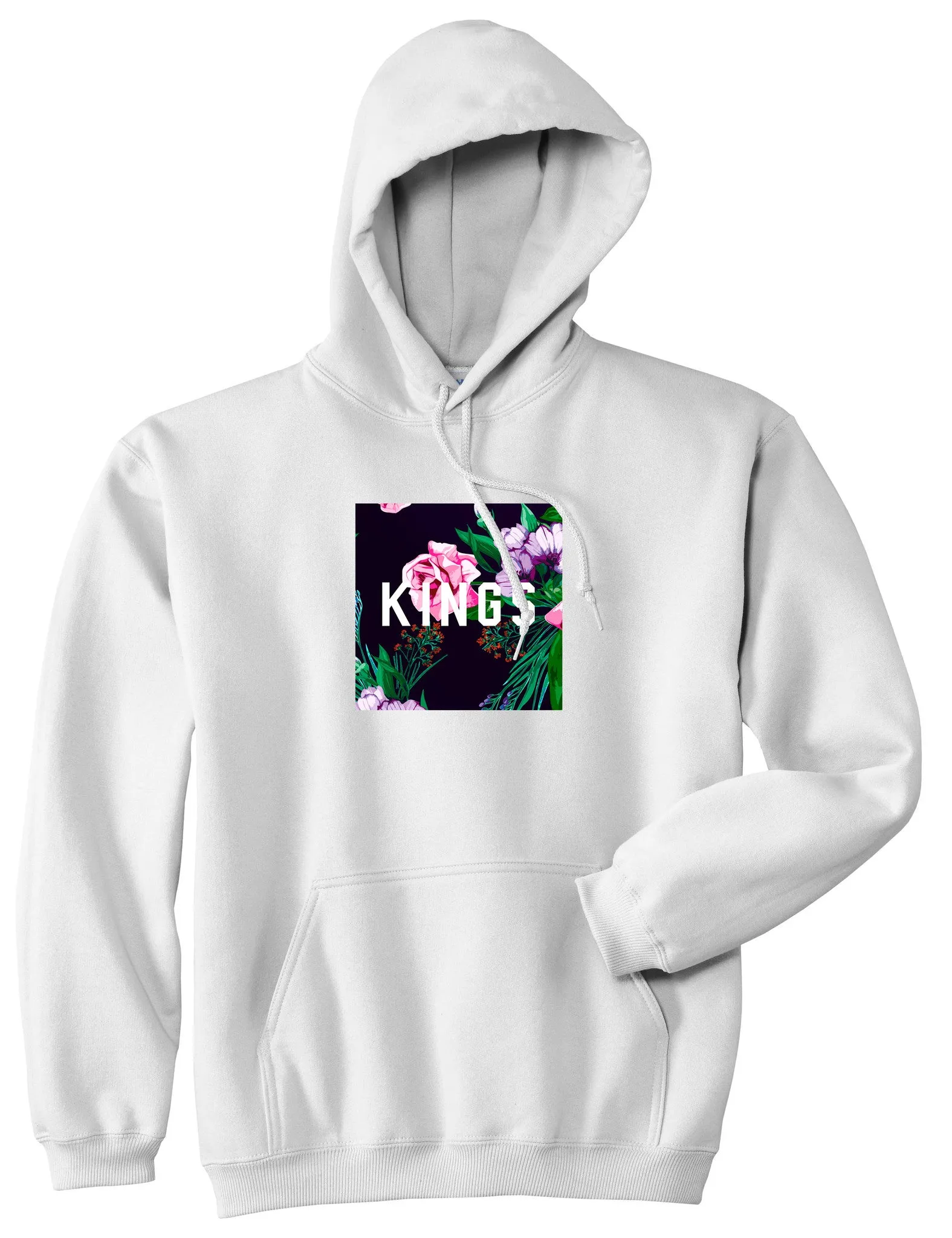 KINGS Floral Box Pullover Hoodie