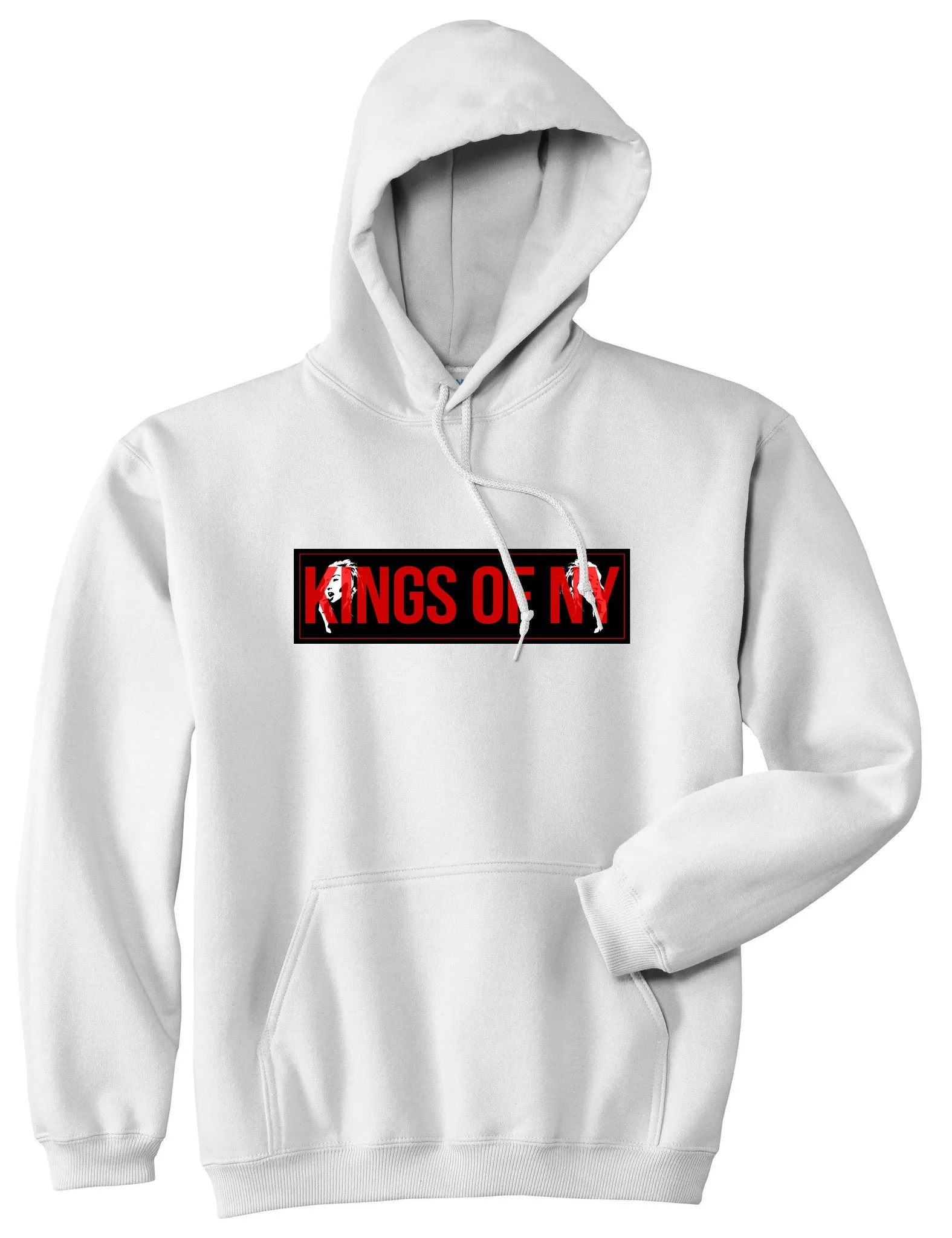 Kings of NY Red Girl Logo Pullover Hoodie Hoody