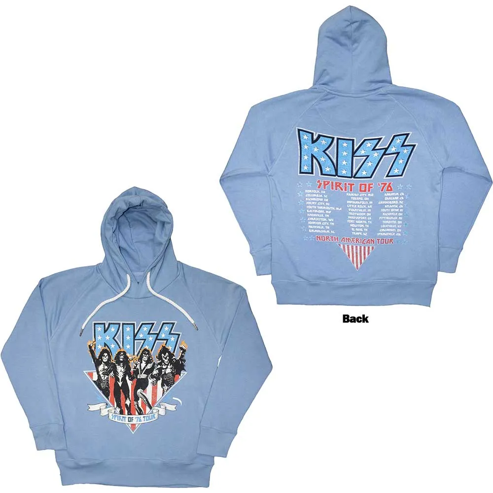 KISS Unisex Pullover Hoodie: Americana (Back Print)