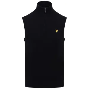 Knitted Vest Jet Black - AW23