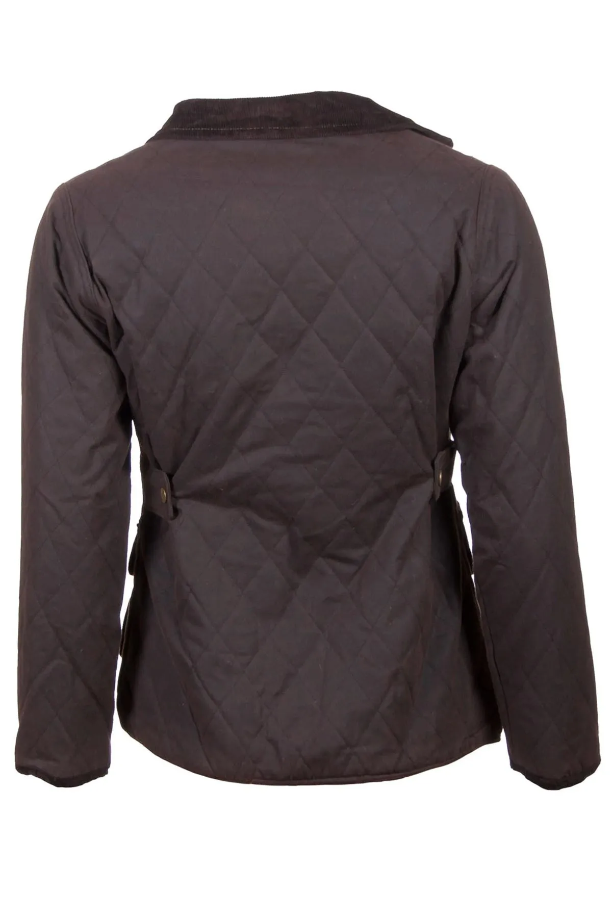 Ladies Diamond Quilted Wax Jacket