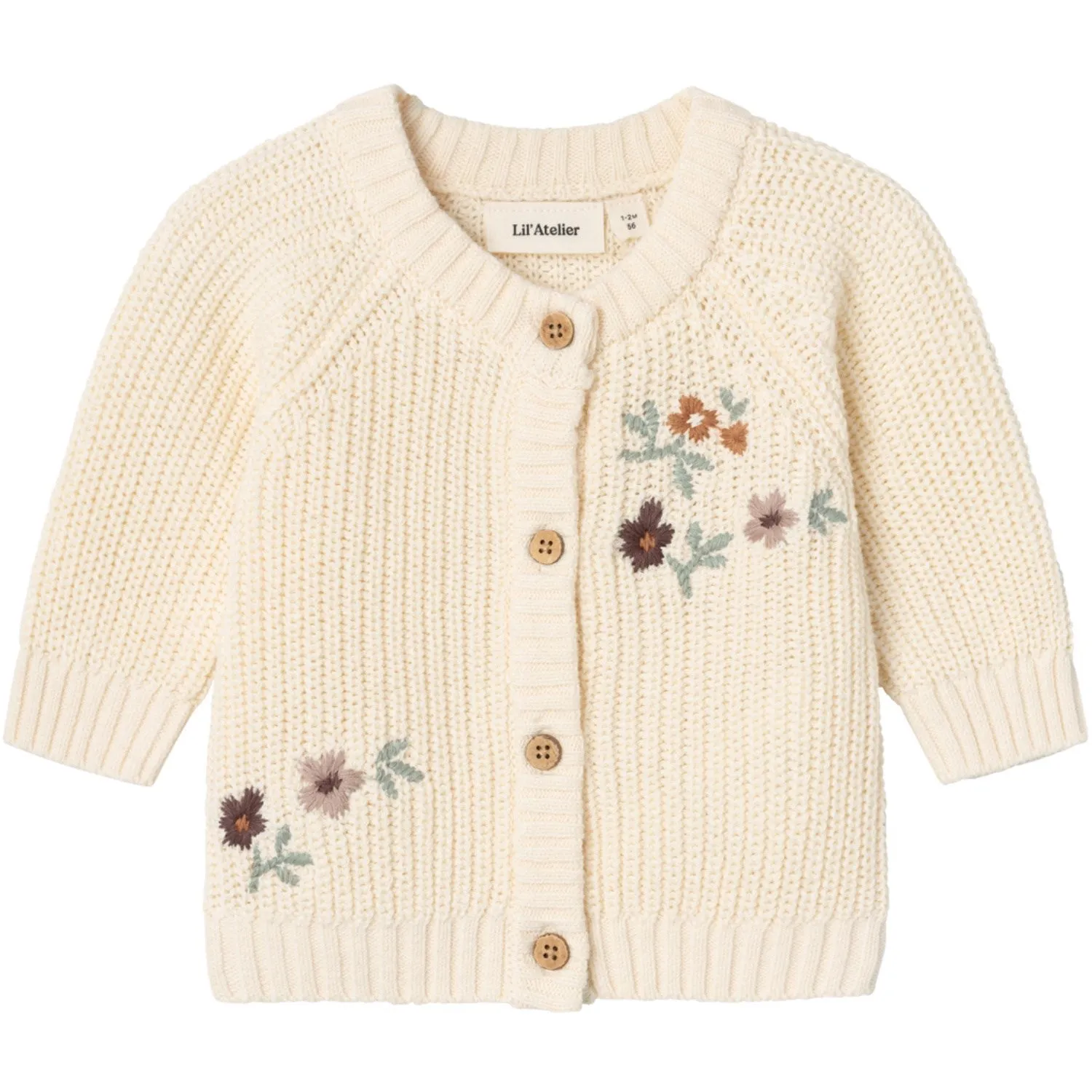 Lil'Atelier Birch Emlen Knit Cardigan