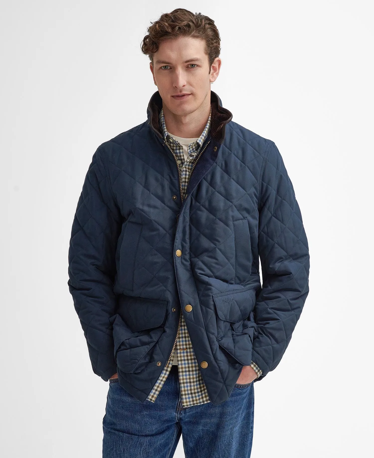 Lydford Quilted Jacket - Navy