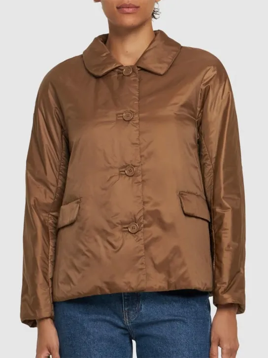 Max Mara   Greens padded waterproof jacket 