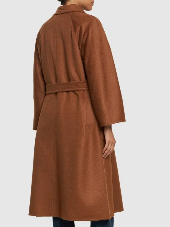 Max Mara   Ludmilla1 cashmere belted long coat 