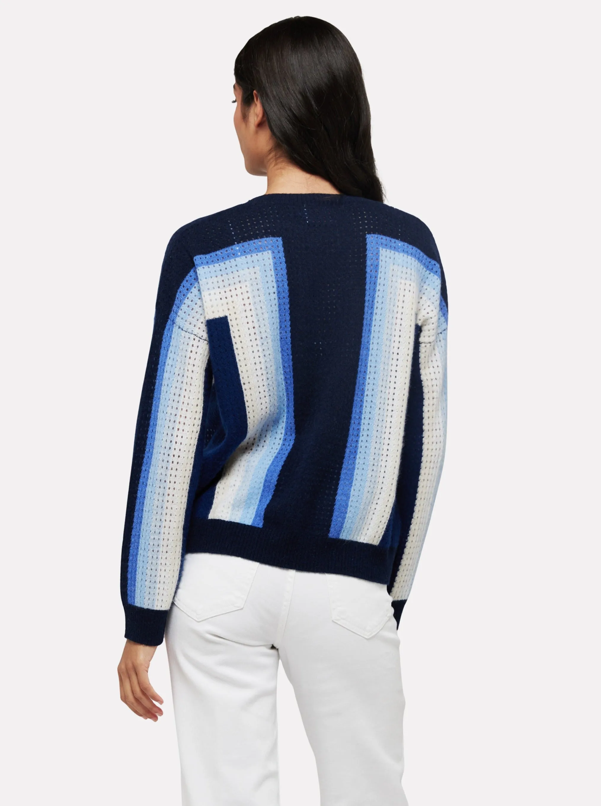 Maya Colourblock Cashmere Knit