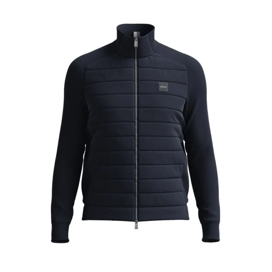 Medesimo Full Zip Knitted Hybrid Jacket 50500659