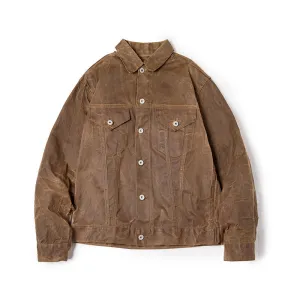 Men's Vintage Tooling Canvas Oil Wax Jacket