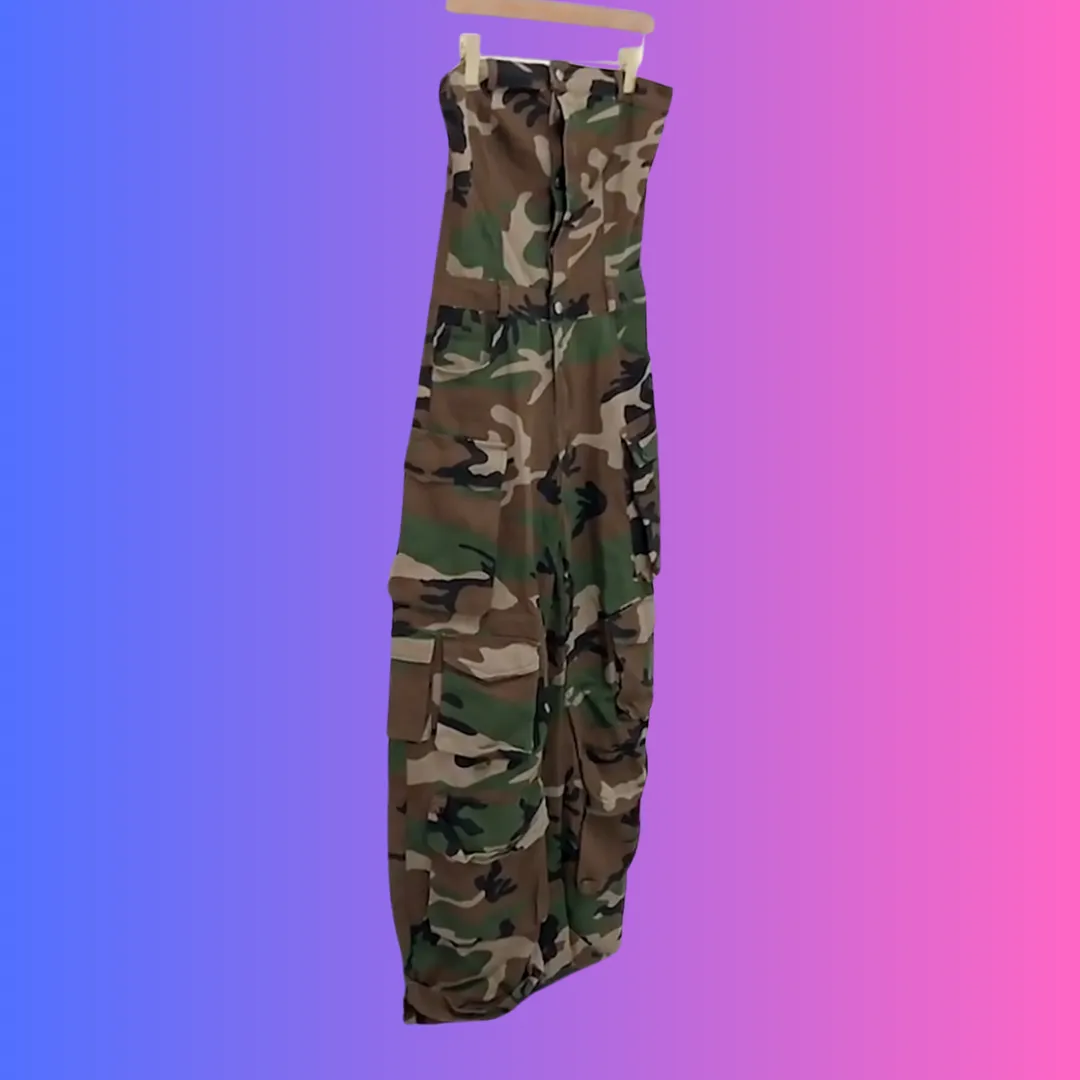 Miss Salute  -Camouflage Jumpsuit