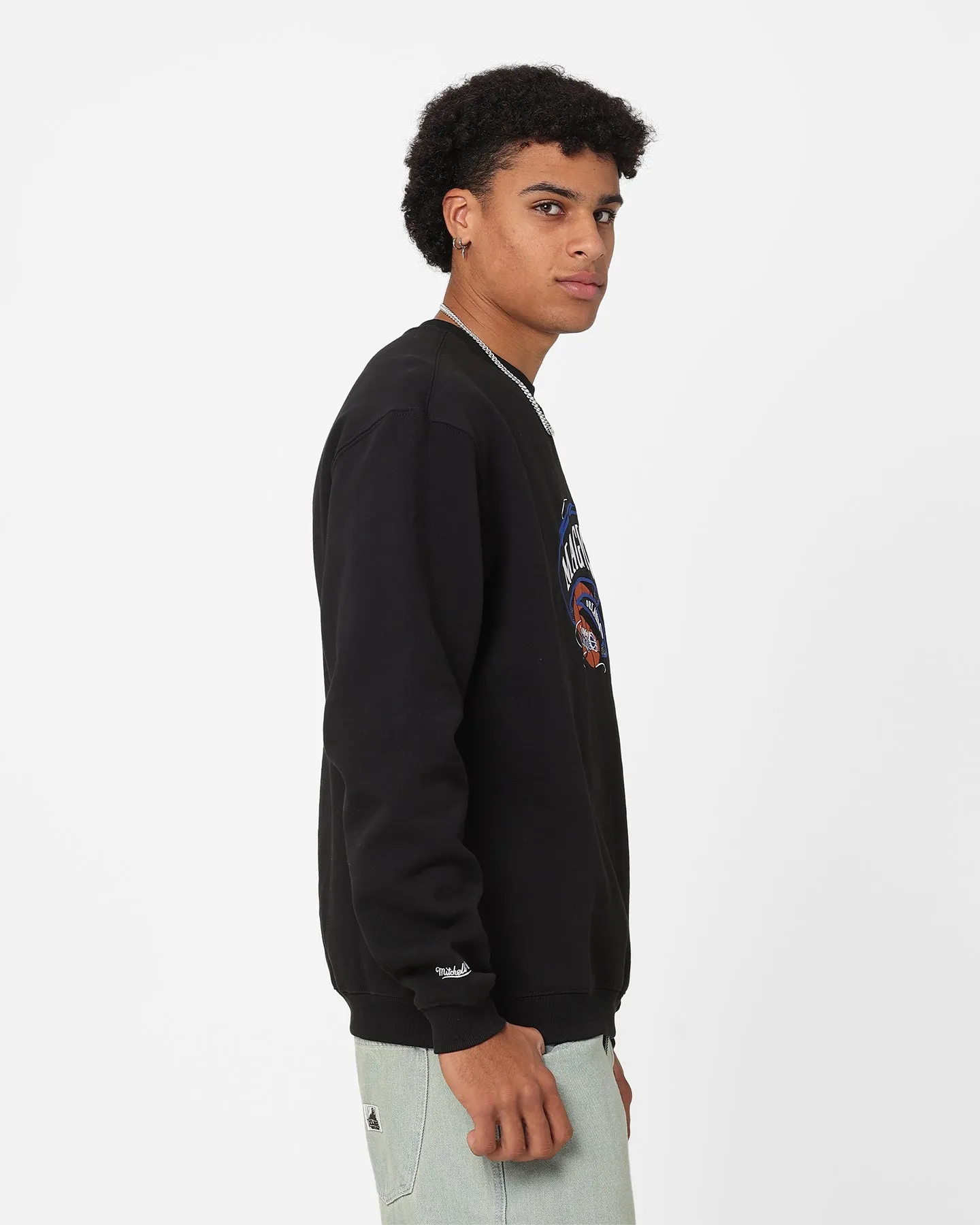 Mitchell & Ness Orlando Magic Rotate Crewneck Black