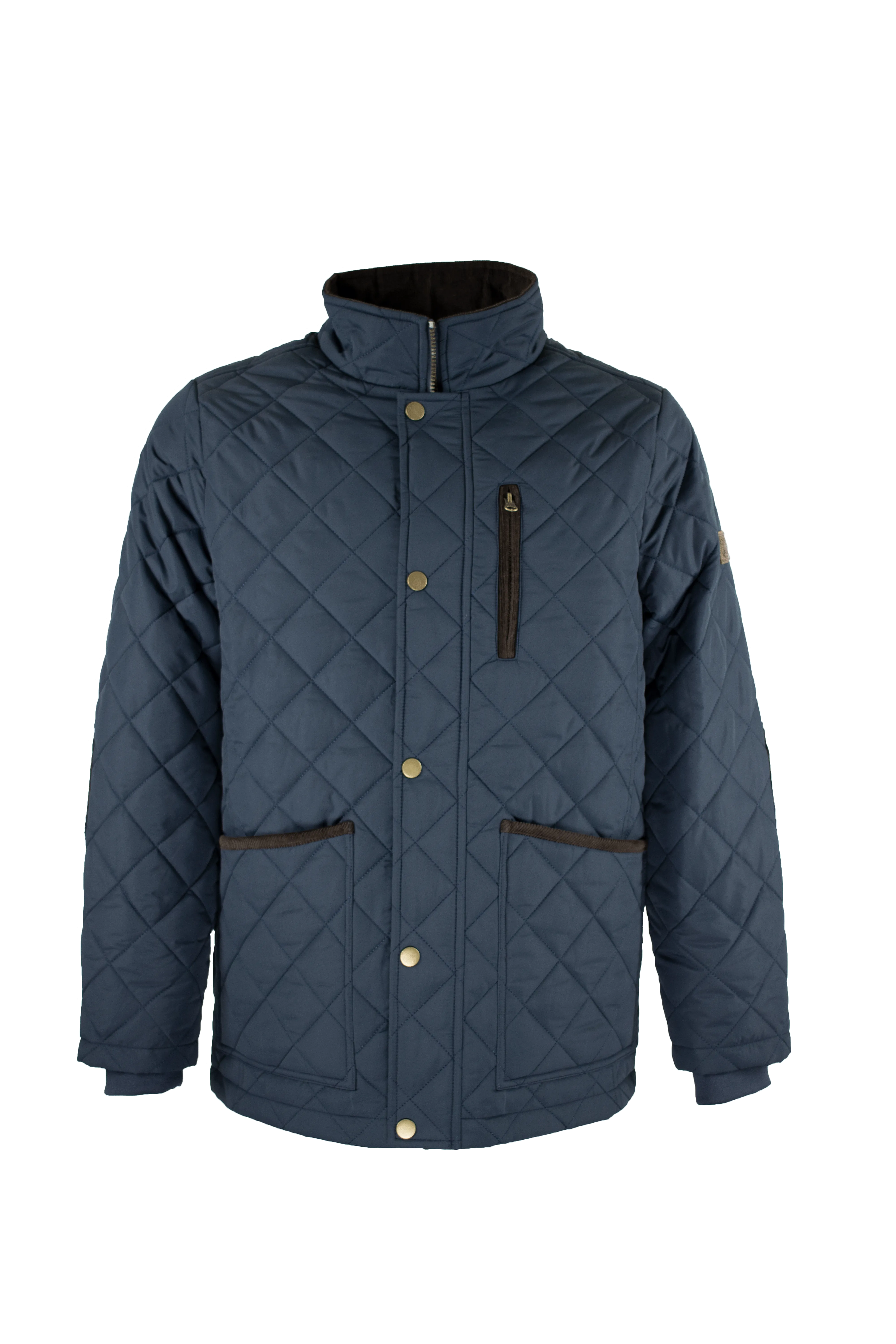 MJ003 - Men's Aron Quilted Jacket - NAVY