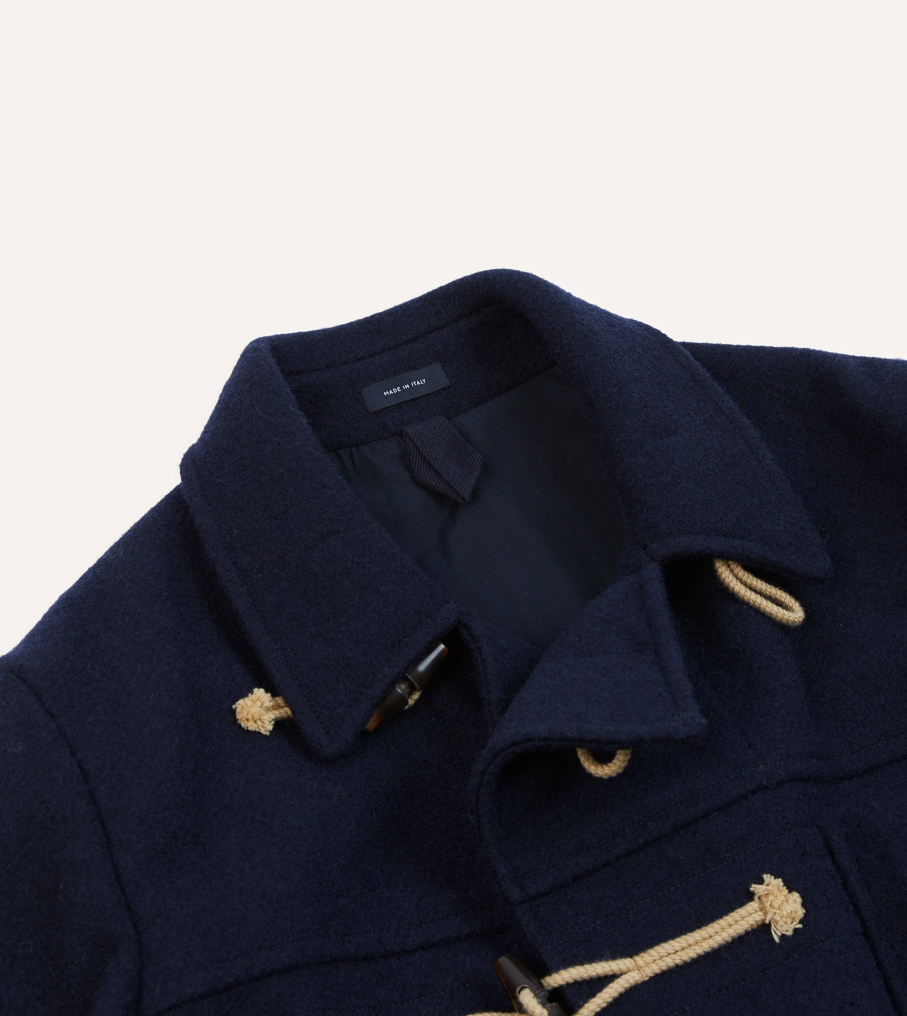 Navy Wool Duffle Coat