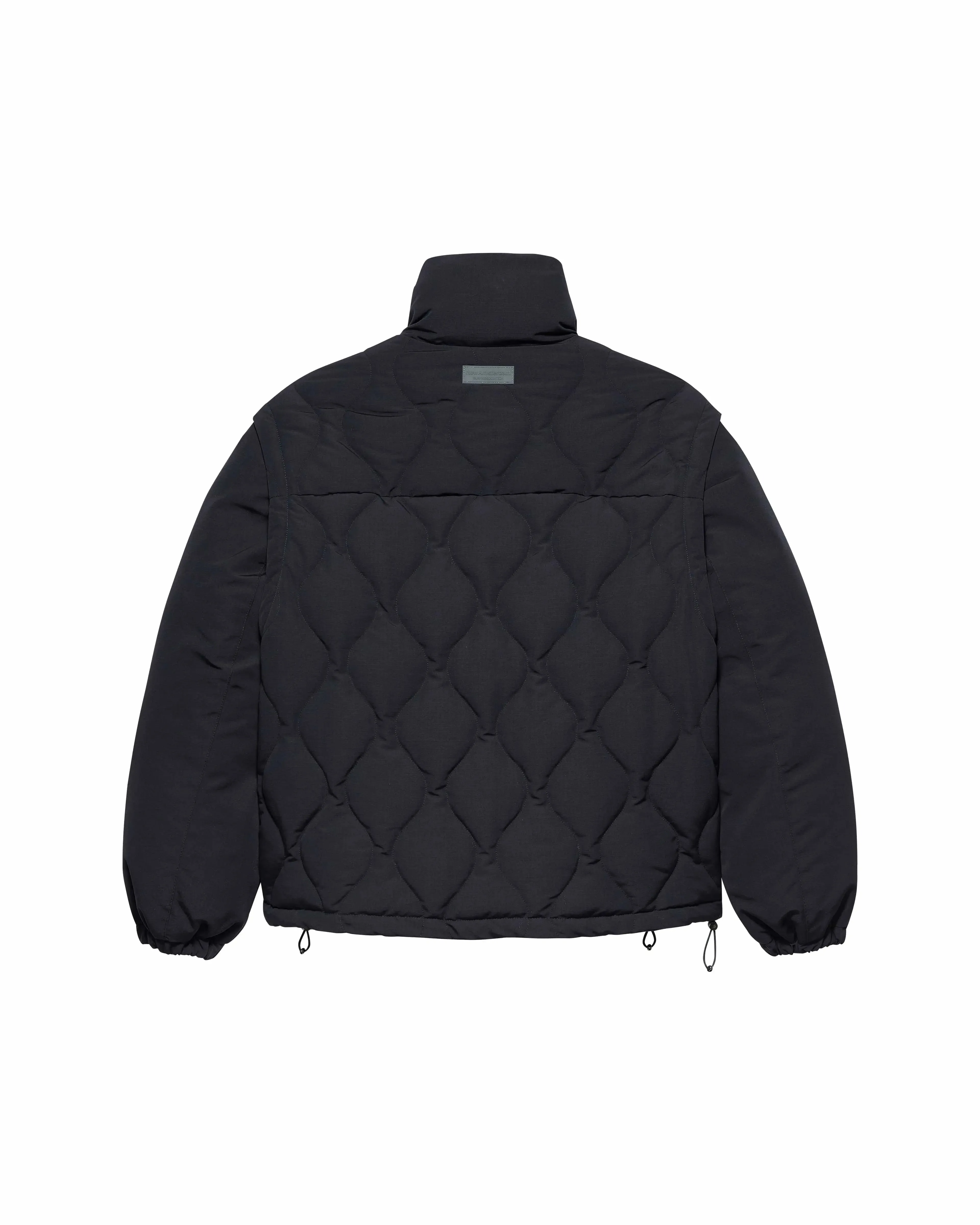 New Amsterdam Detachable Sleeves Quilted Jacket (navy)