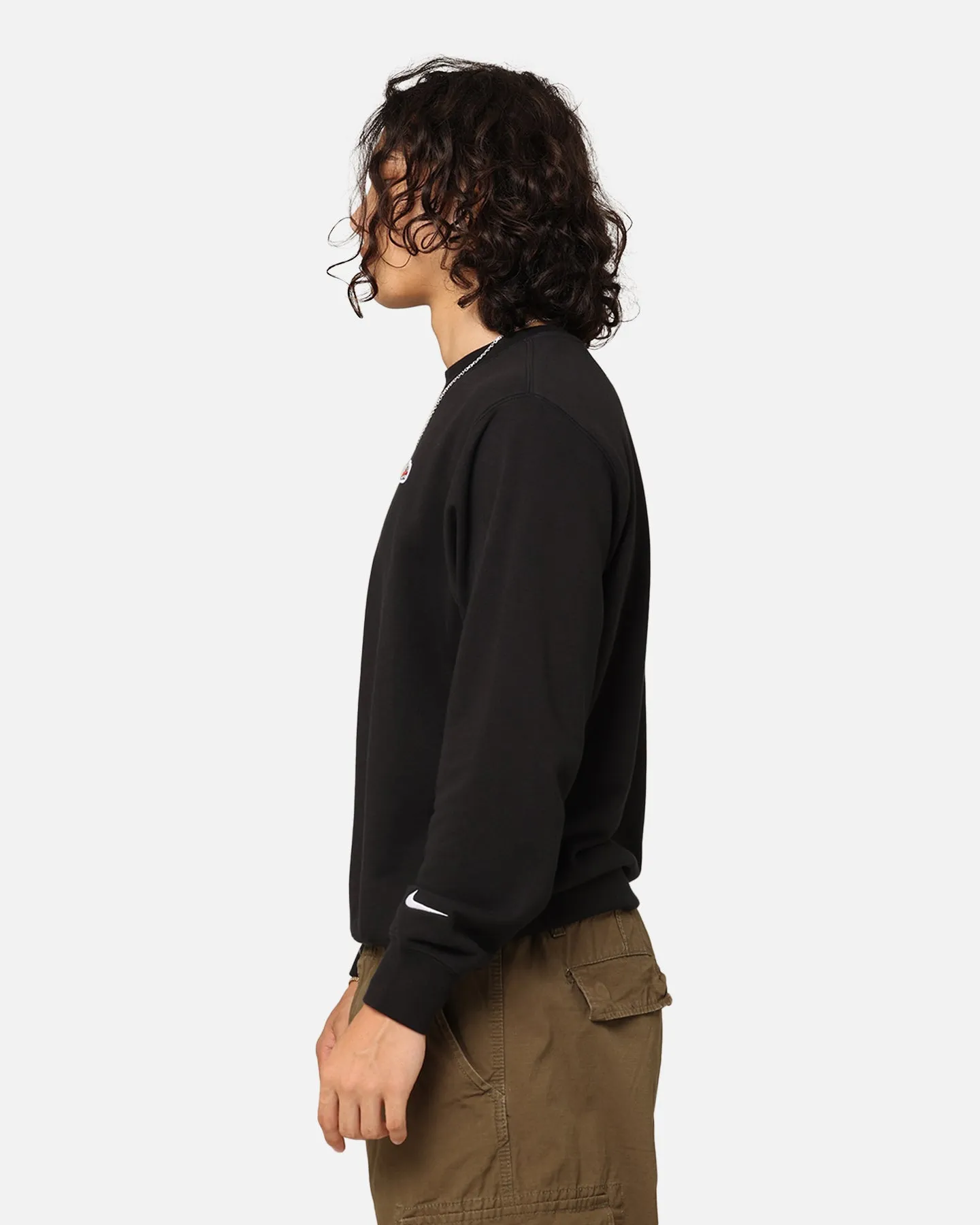 Nike Sportswear French Terry Crewneck Black/White