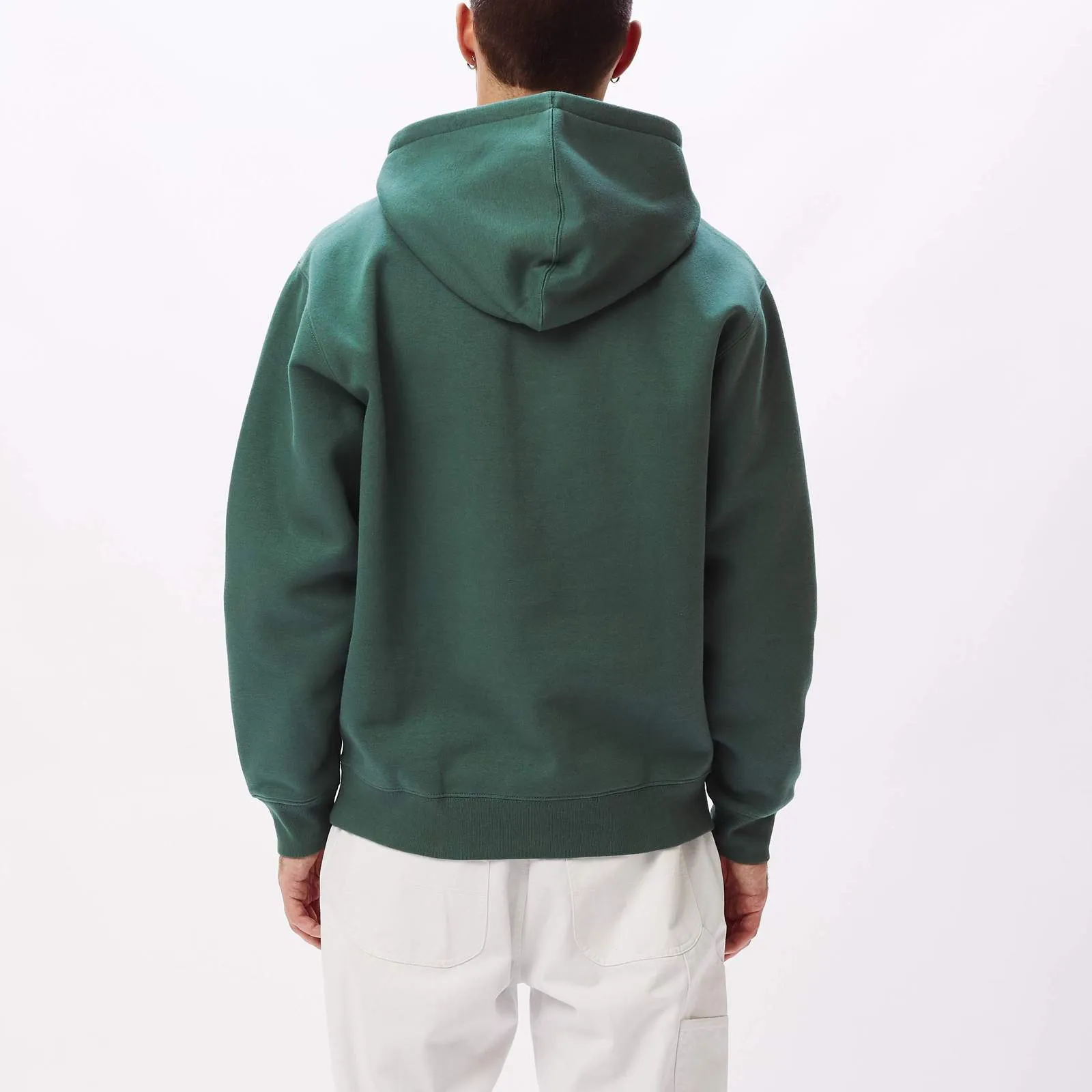 Obey Hubbs Pullover Hoodie Mallard Green