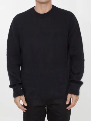 Off White Mohair Arrow Jumper