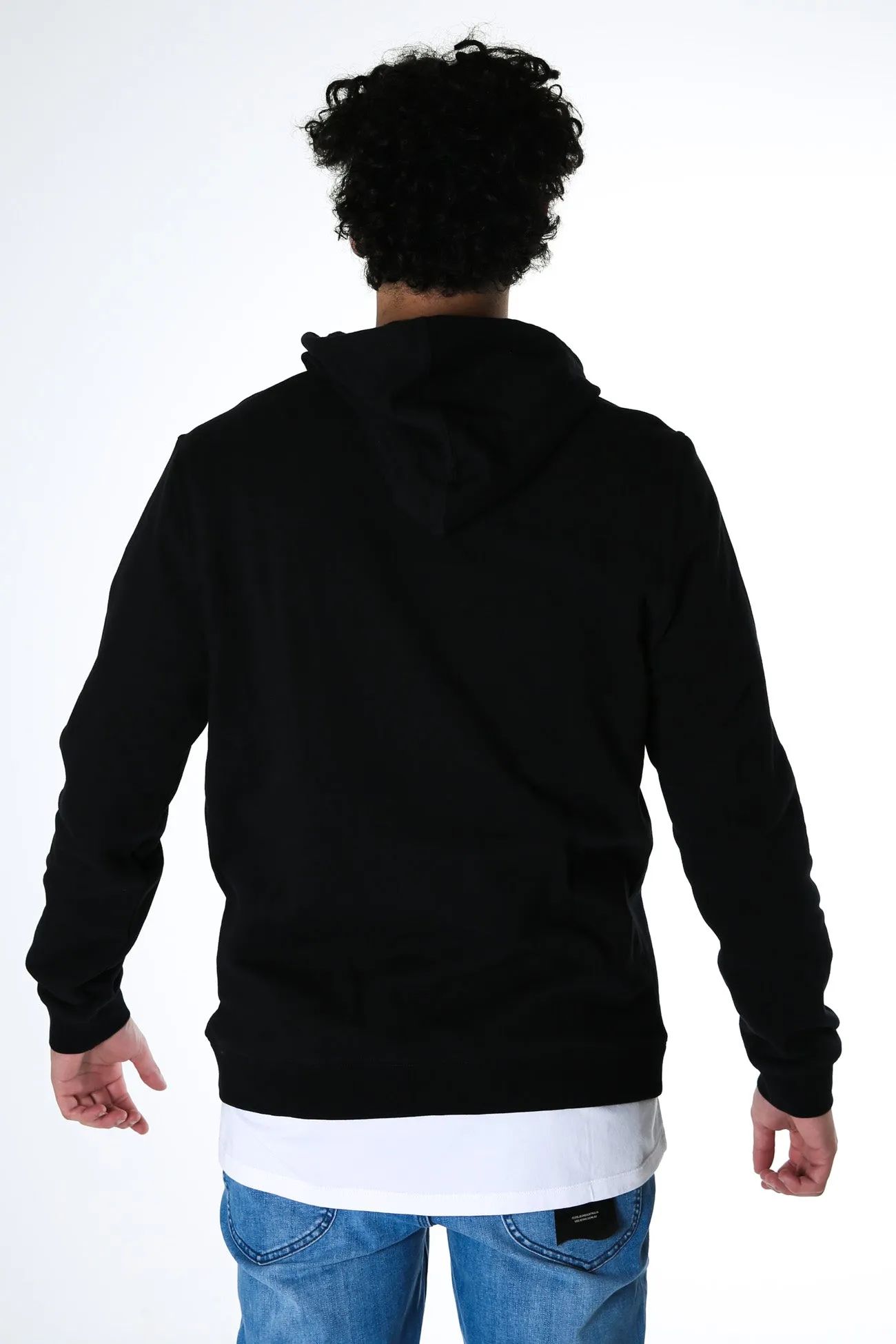 One And Only Pullover Fleece Black Smoke Grey