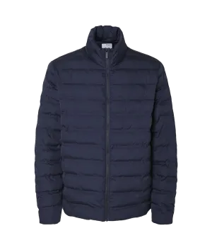 Padded Quilted Jacket - Navy