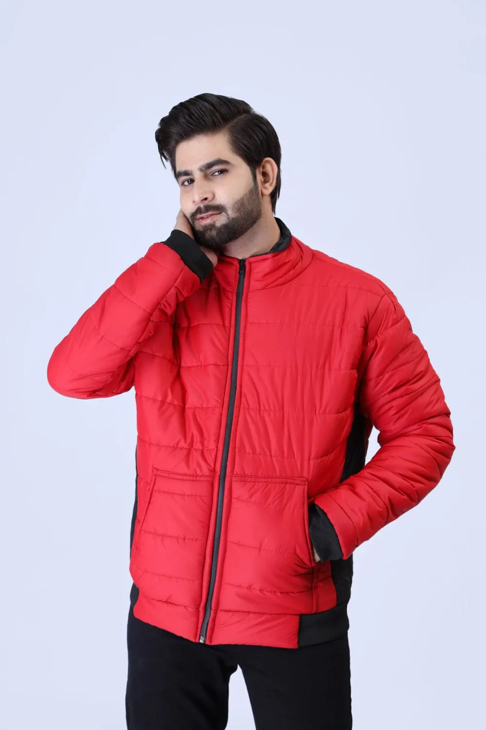 Panelled Quilted Puffer Jacket