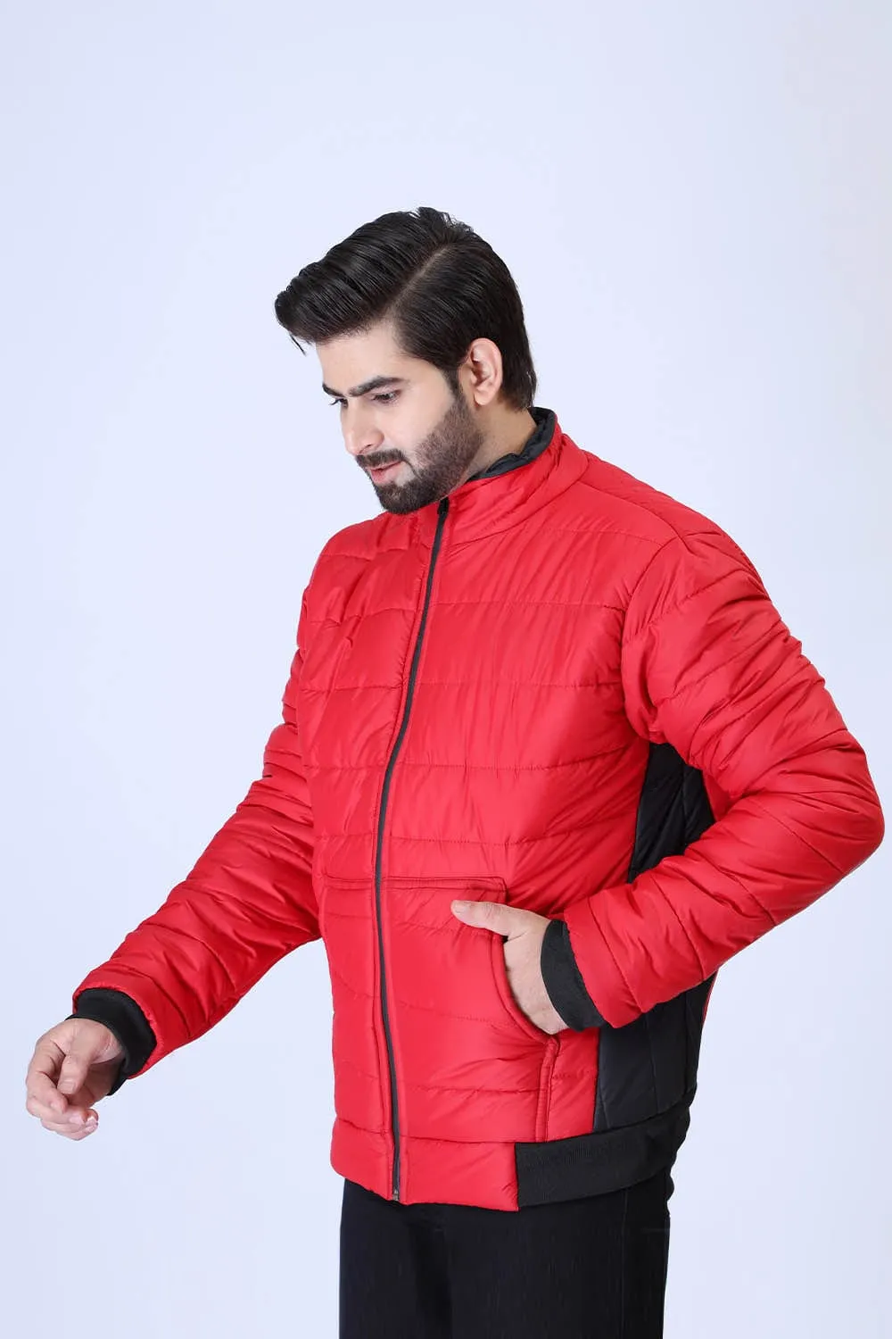 Panelled Quilted Puffer Jacket