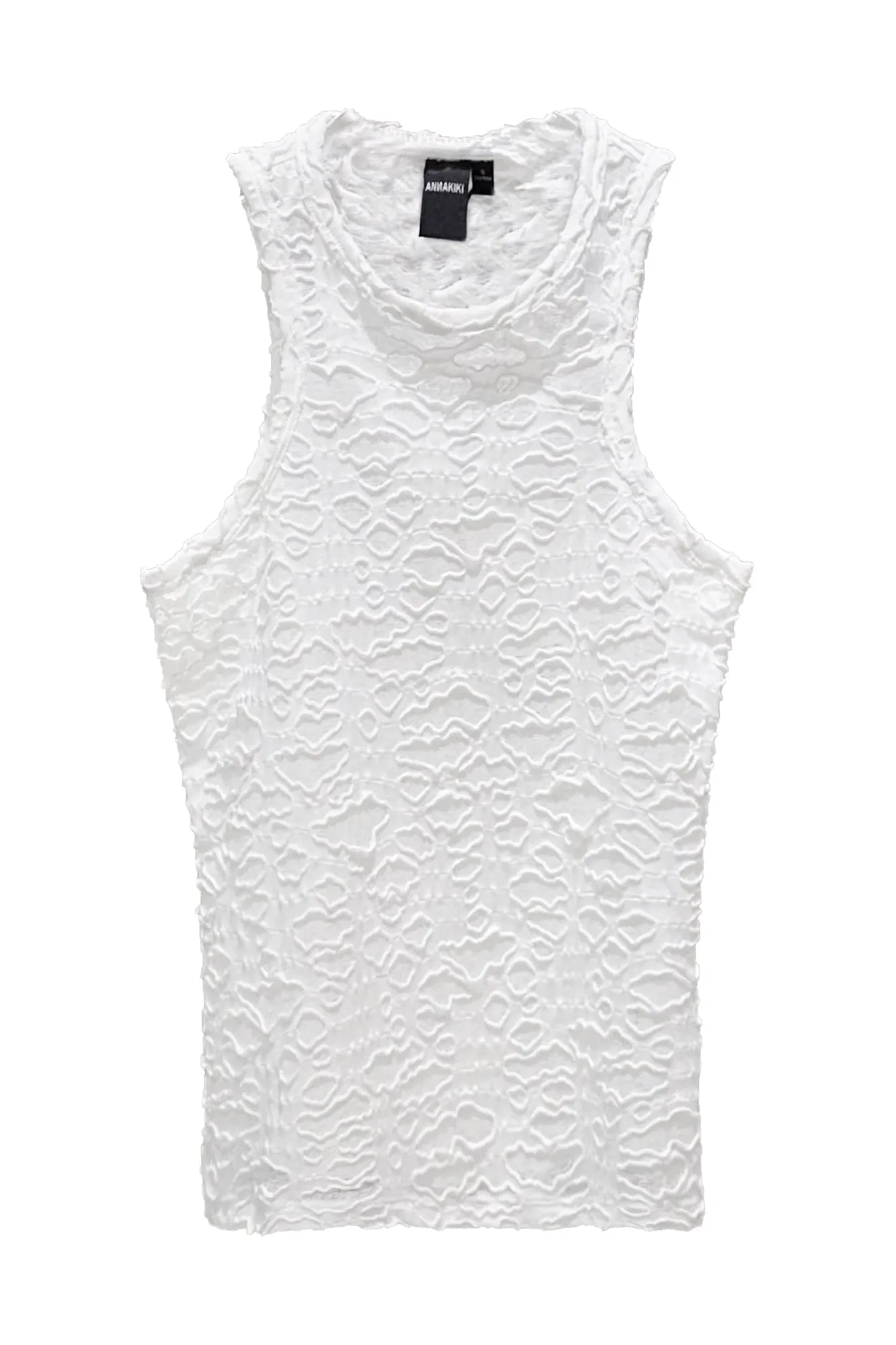 Perforated knitted vest