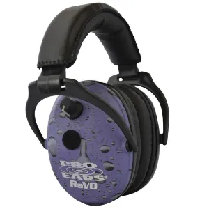 Pro Ears ReVO Electronic Ear Muffs - NRR 25 Purple Rain