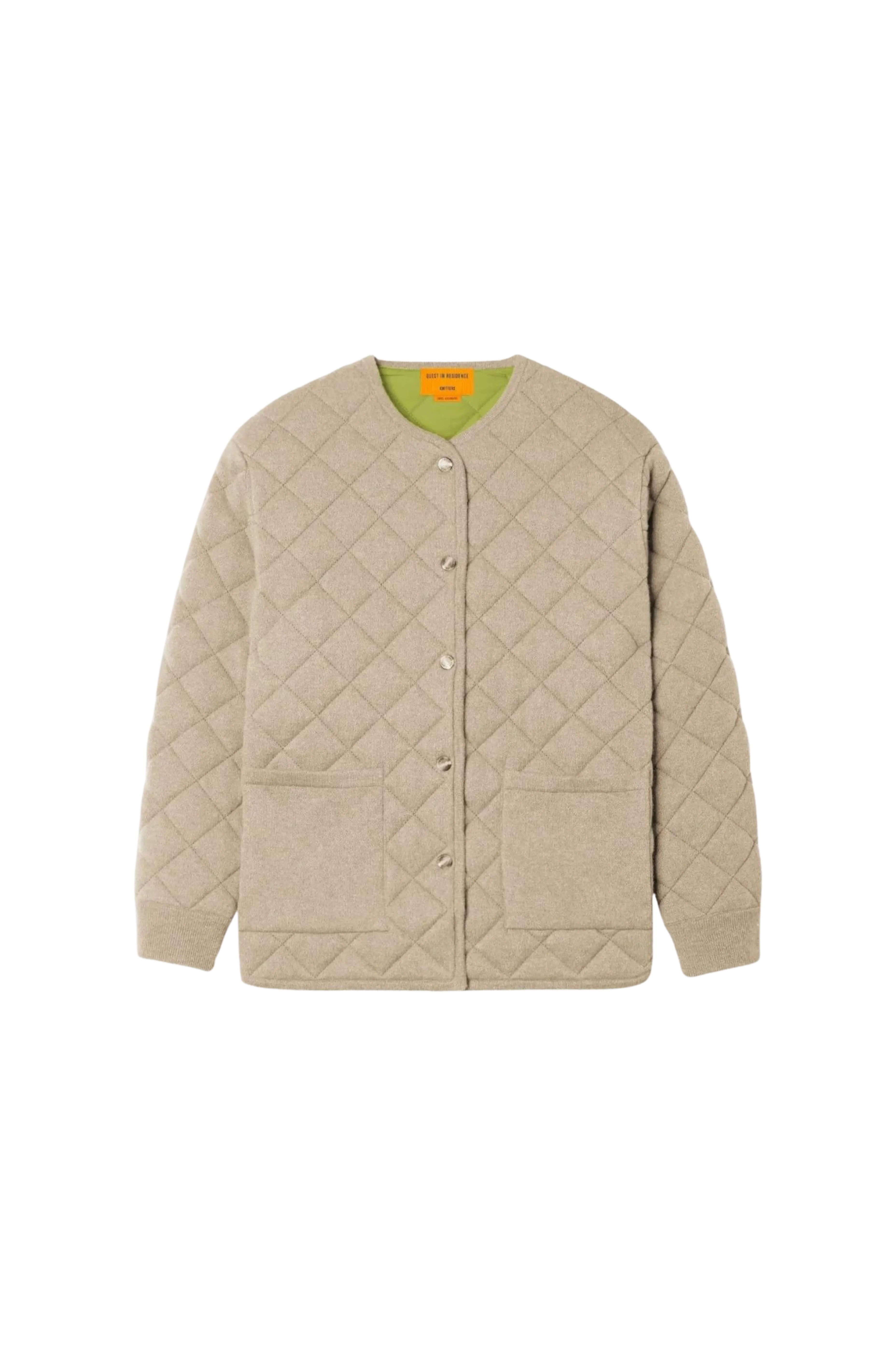 Quilted Liner Jacket in Cashmere Blend