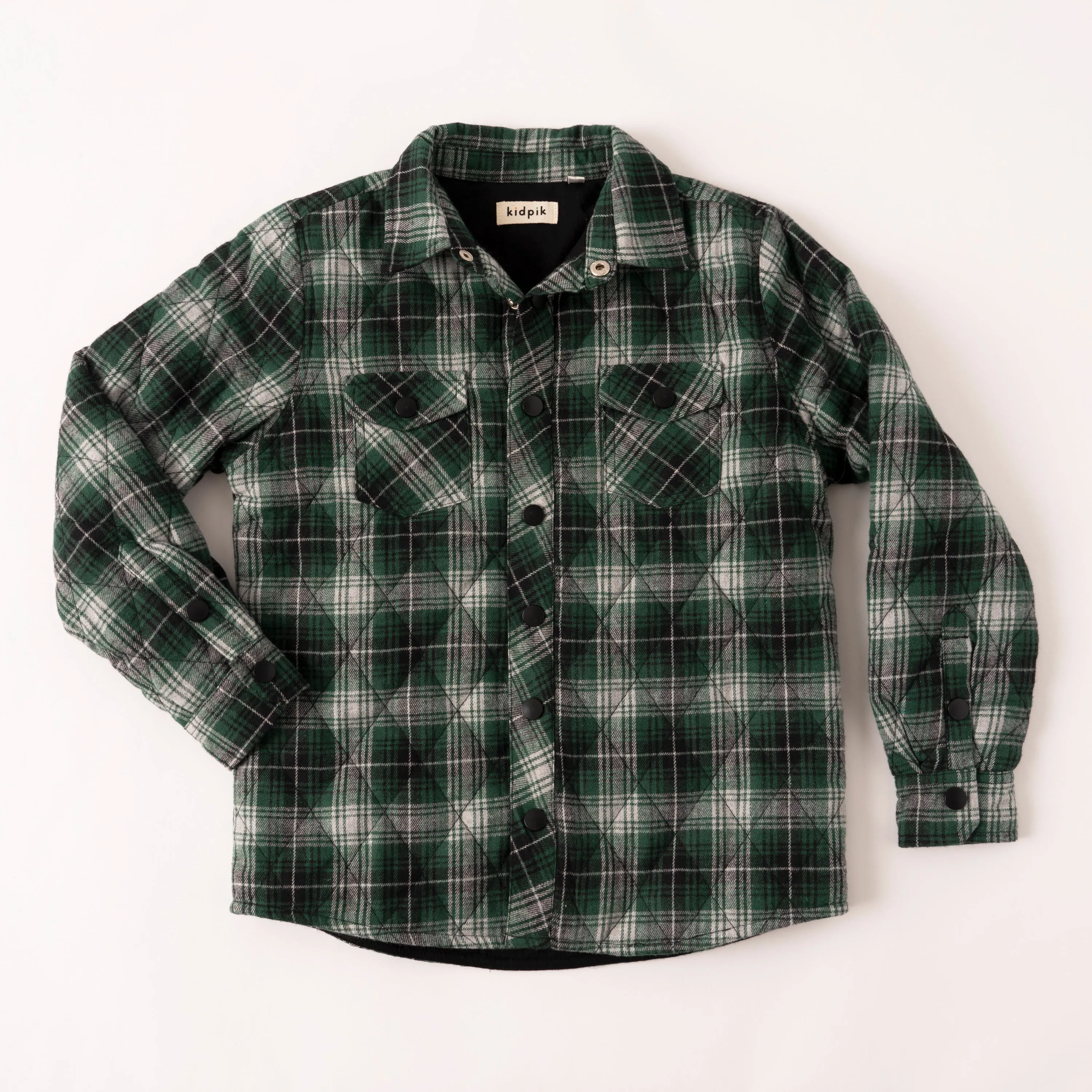 Quilted Plaid Cpo Jacket