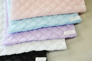 Quilted Polyester Batting Fabric | Padded Quilted Fabric Lining | 60" Wide | Polyester Quilted Padded Lining Fabric by the Yard | Jacket Liner Fabric |