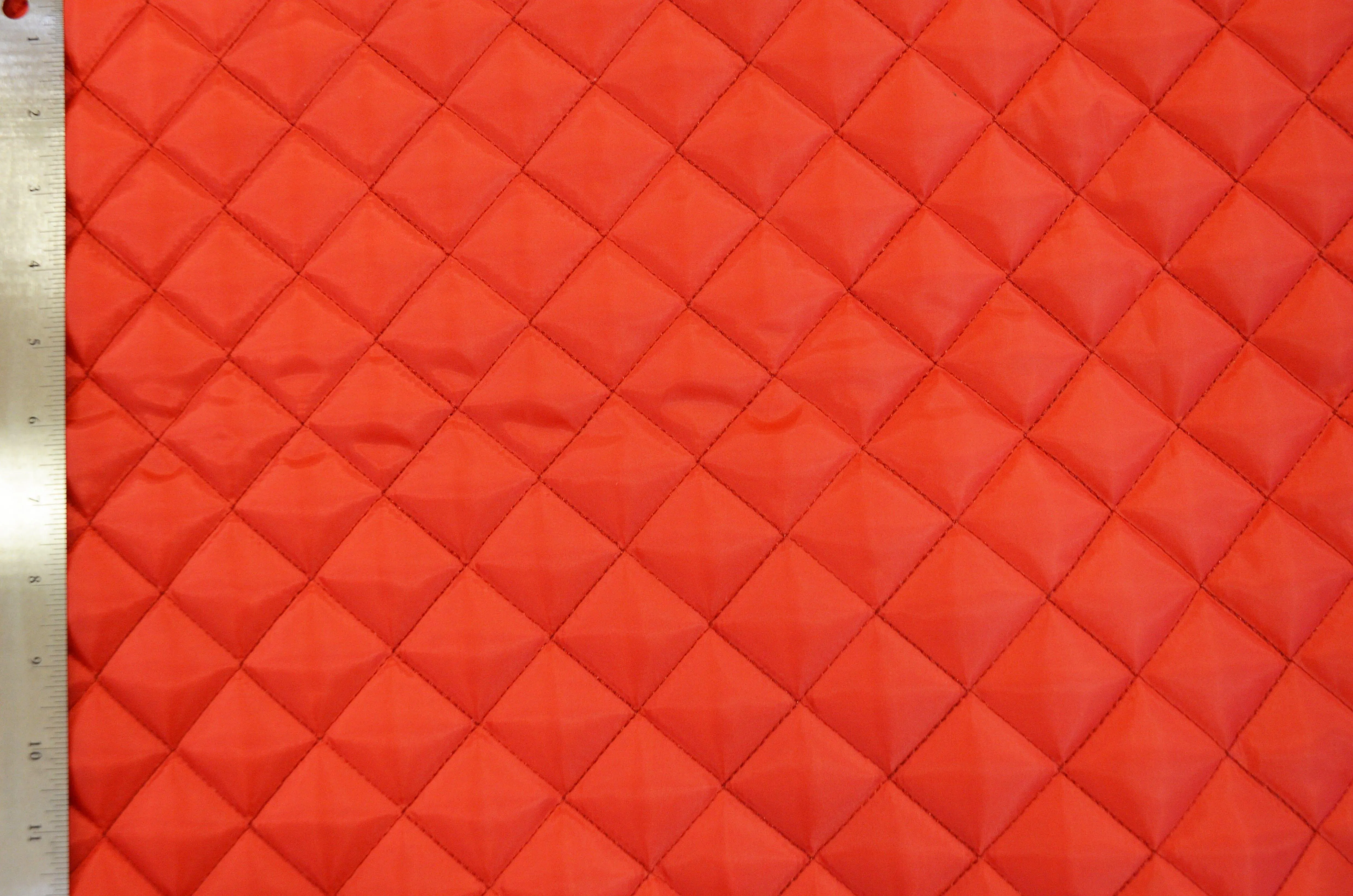 Quilted Polyester Batting Fabric | Padded Quilted Fabric Lining | 60" Wide | Polyester Quilted Padded Lining Fabric by the Yard | Jacket Liner Fabric |