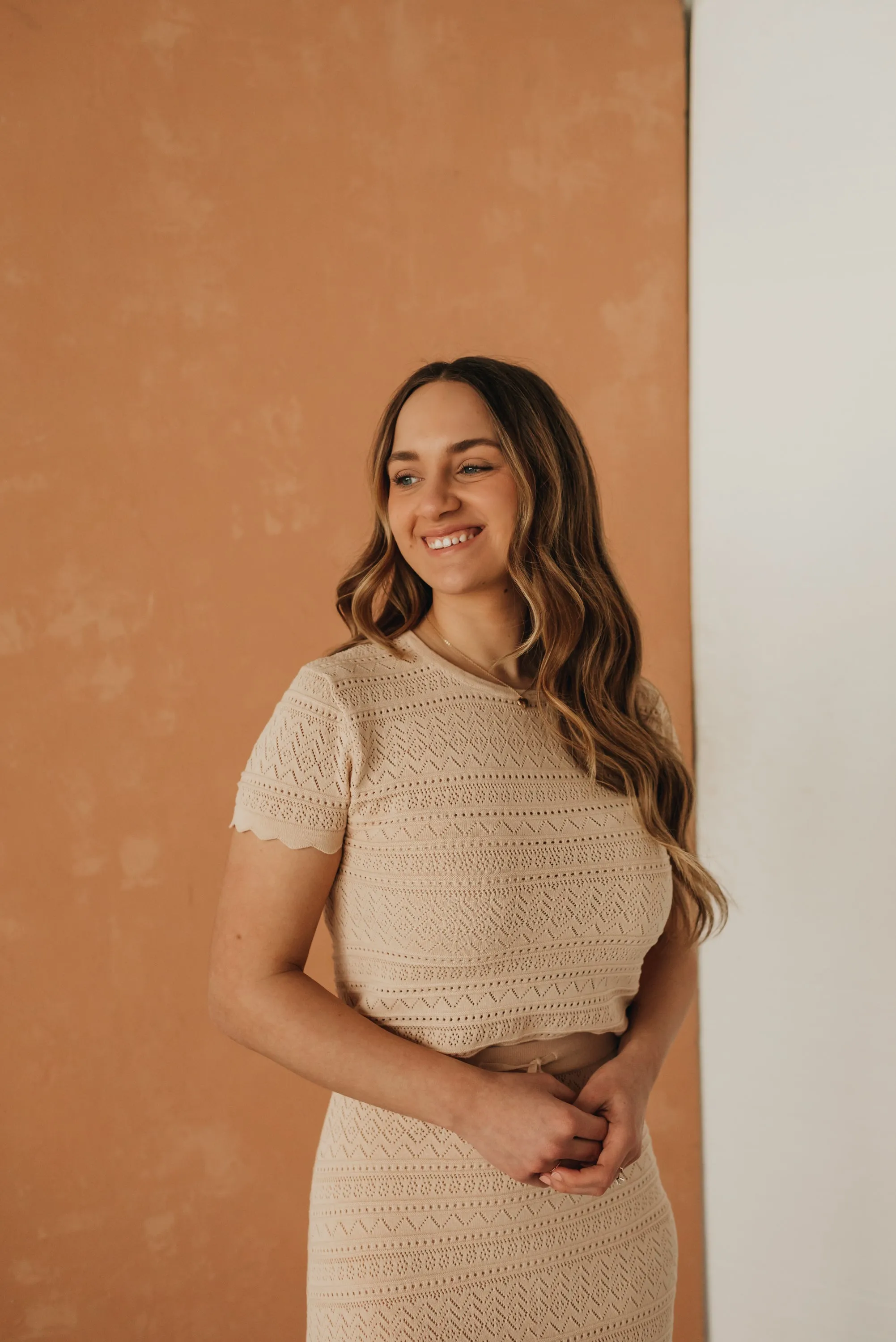 Rachel Knit Top in Cream