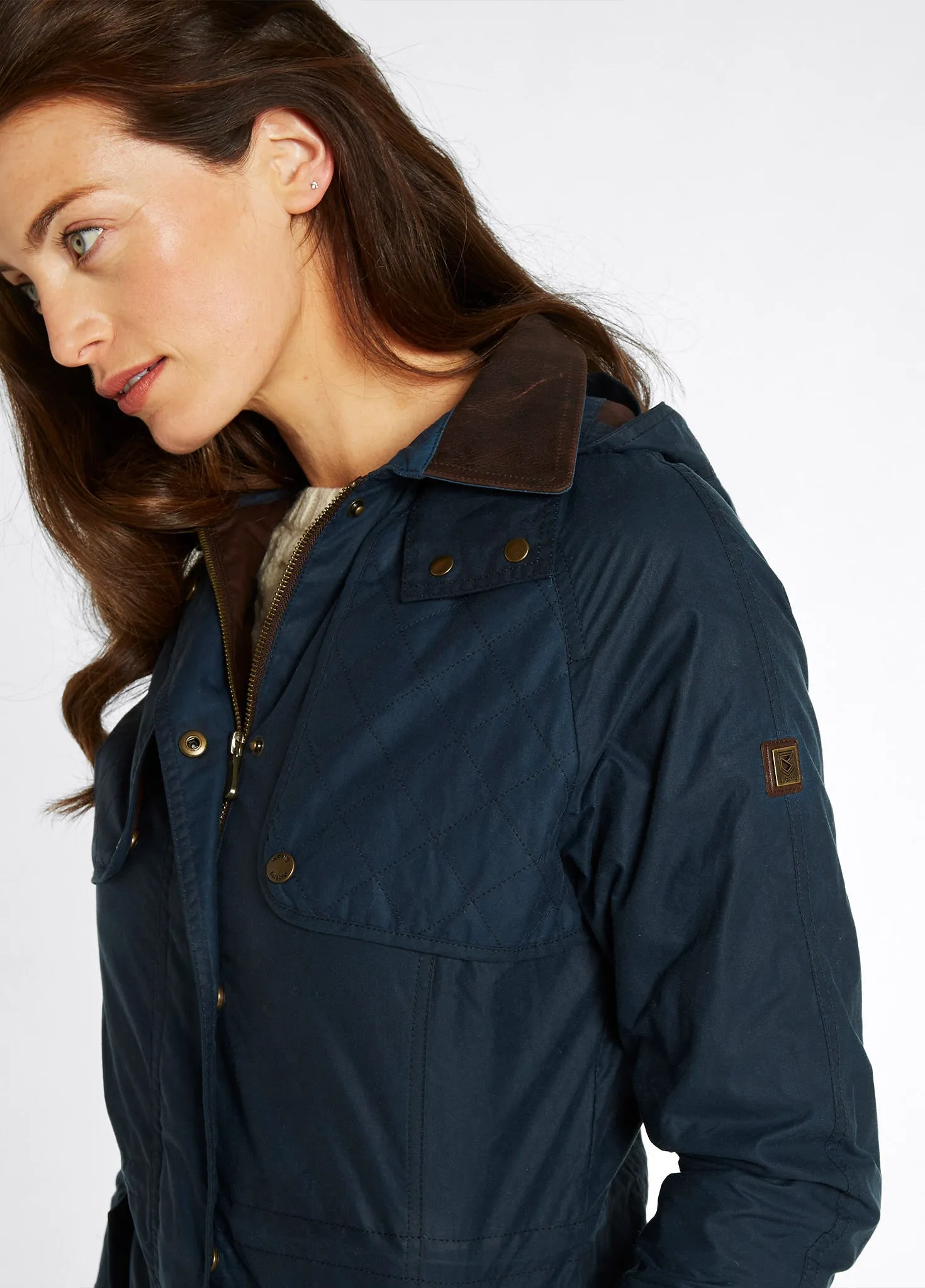 Radford Ladies Wax Jacket - Storm Blue