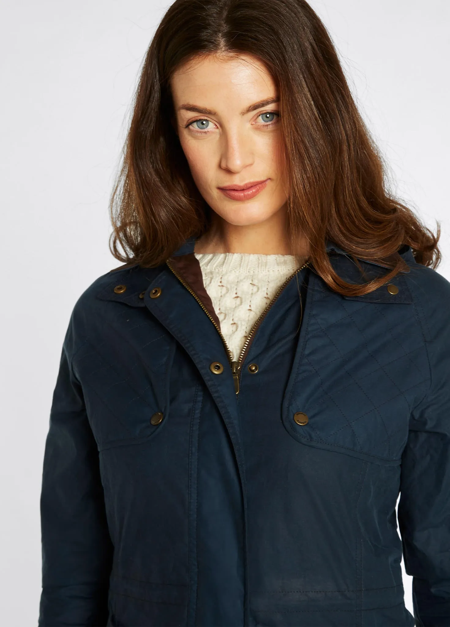 Radford Ladies Wax Jacket - Storm Blue