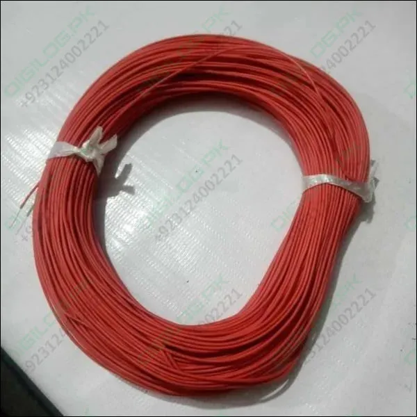 Red 1meter Insulation Electronic Pcb Wrapping Breadboard Jumper Wire Cable