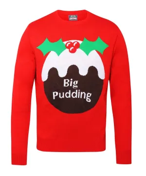 Red - Adults big pudding jumper