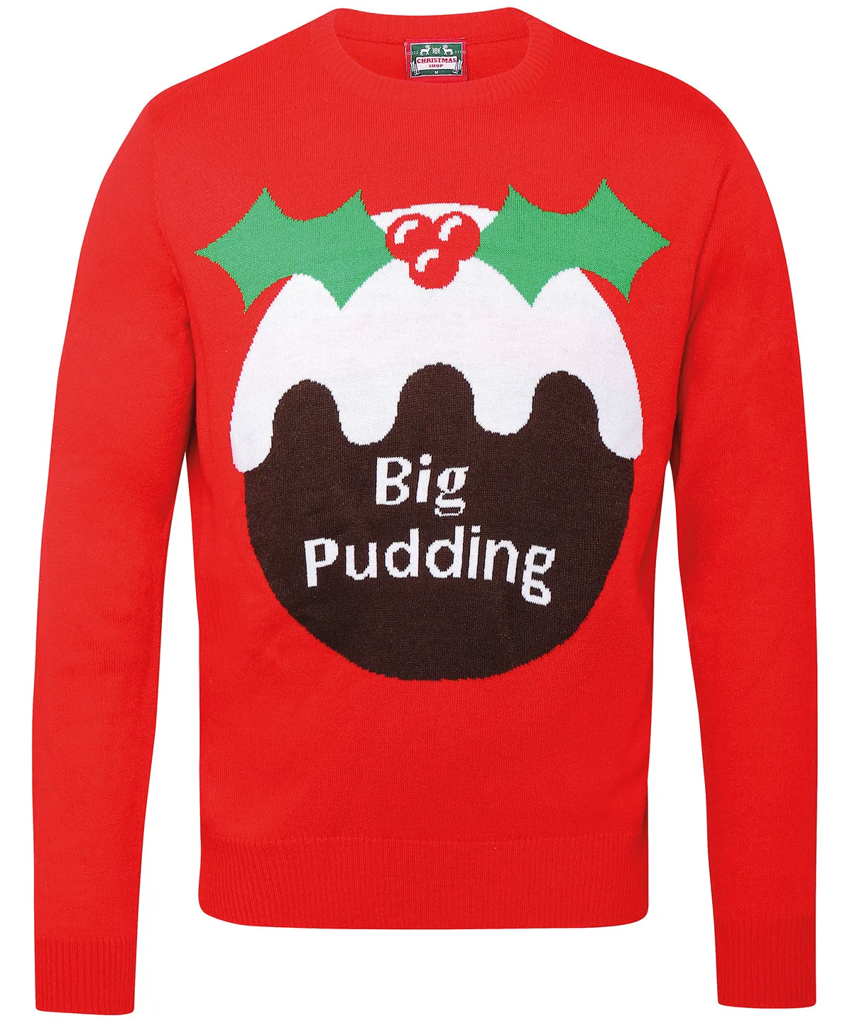 Red - Adults big pudding jumper