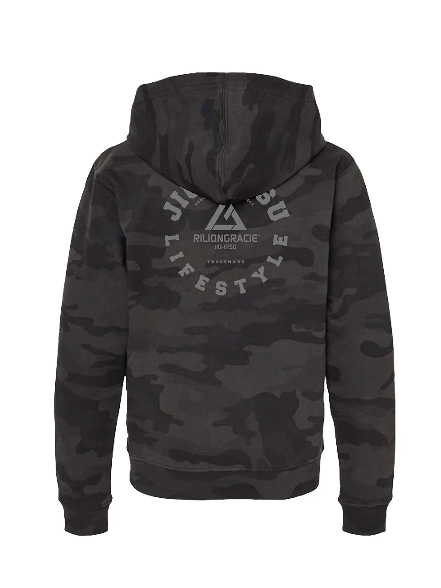 Rilion Gracie Lifestyle Black Camo Pullover Hoodie