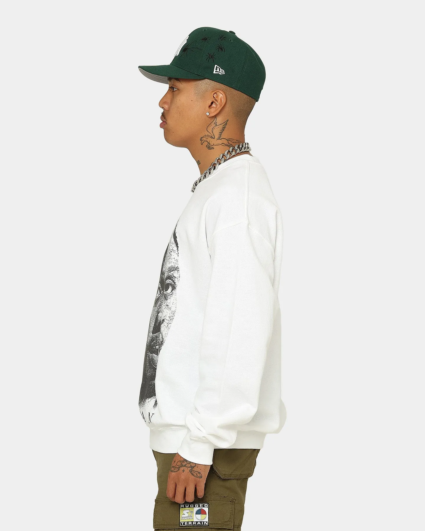 Rodman Brand Rodman Face UV Crewneck White