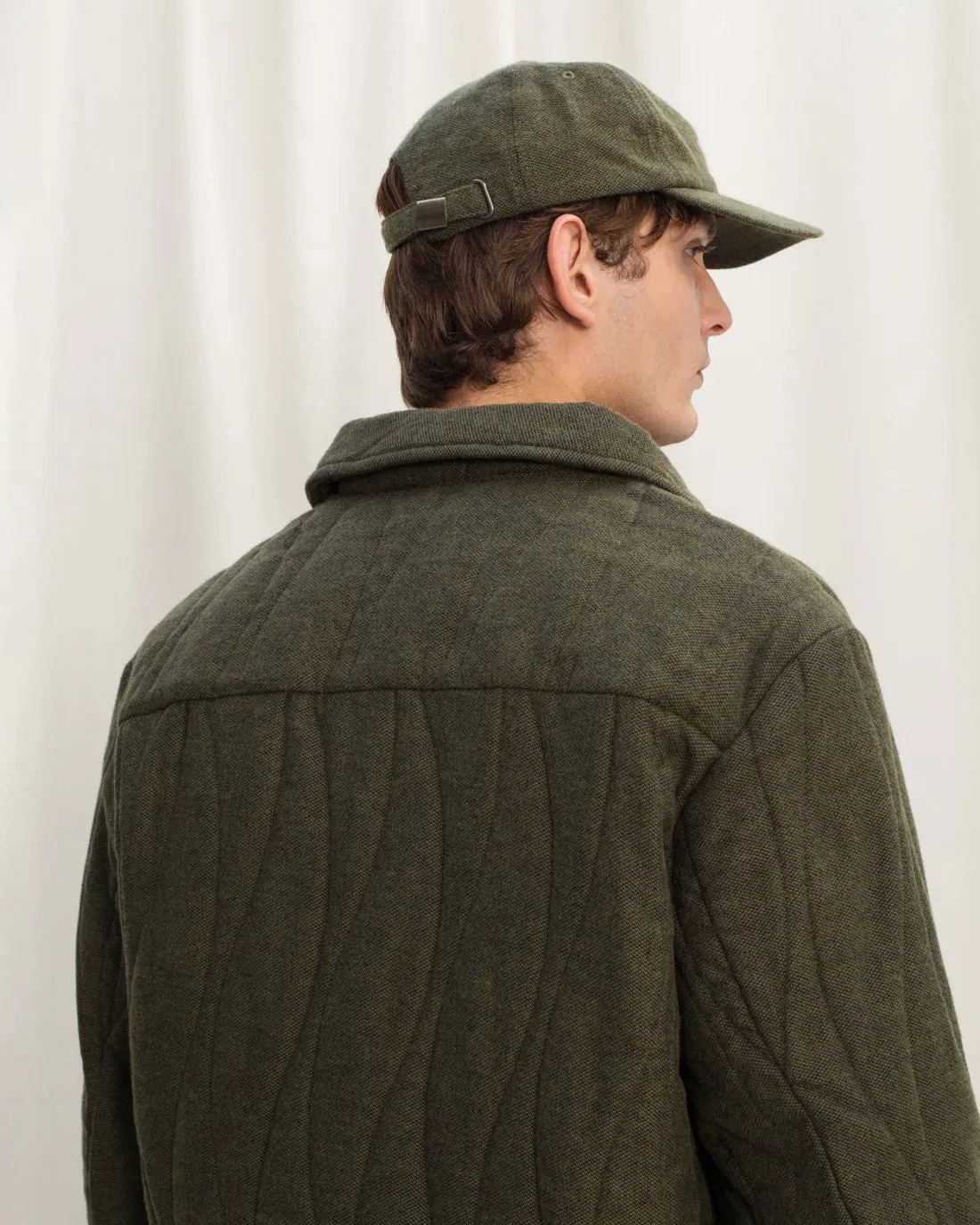 ROTHOLZ Quilt jacket moss green unisex