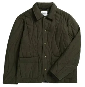 ROTHOLZ Quilt jacket moss green unisex