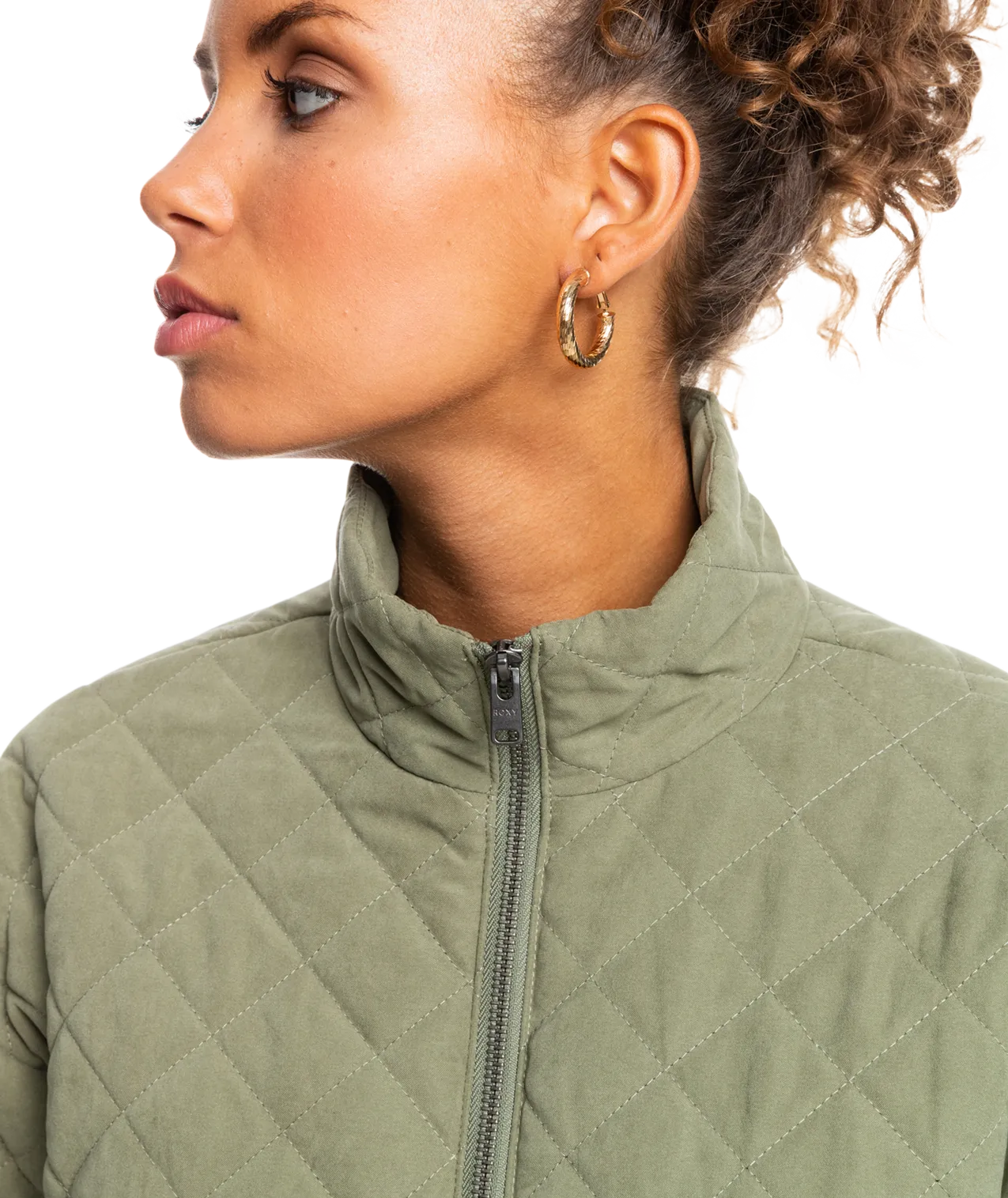 Roxy Path To Paradise Jacket-Deep Lichen Green