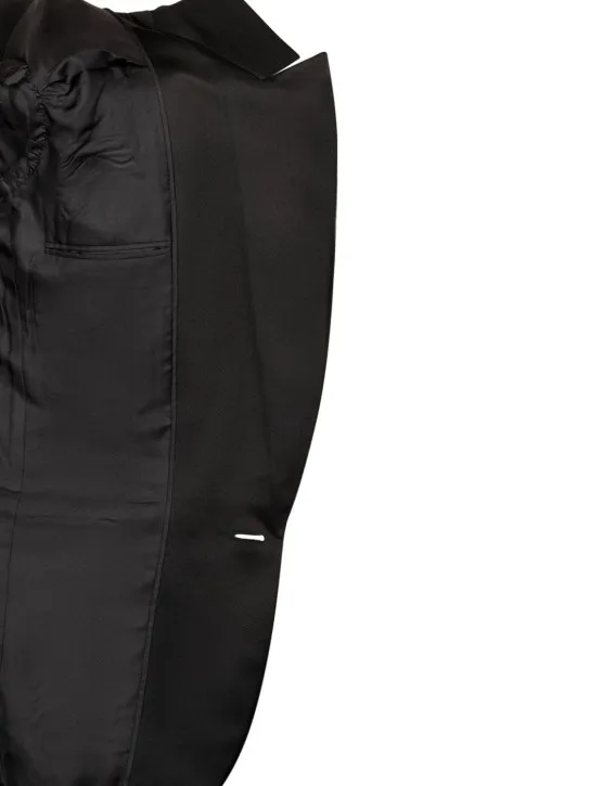 Saint Laurent   Wool gabardine tuxedo jacket 