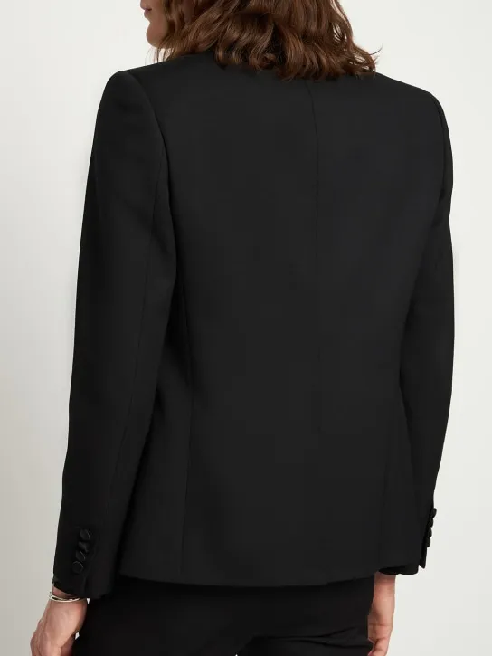 Saint Laurent   Wool gabardine tuxedo jacket 