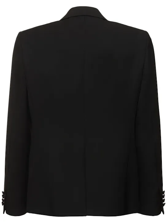 Saint Laurent   Wool gabardine tuxedo jacket 