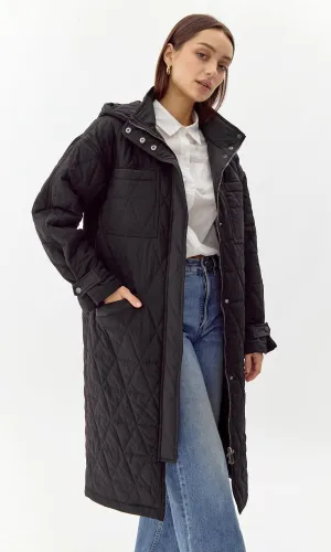 Sammy Quilted Hooded Jacket