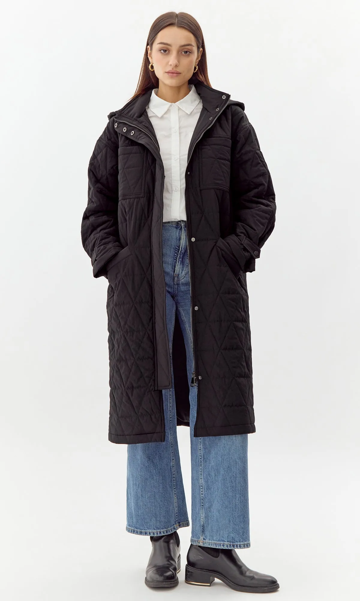 Sammy Quilted Hooded Jacket